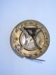 Nautical Brass Finish Stanley London Sundial Compass Compasses photo 6