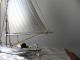 Finest Masterly Hand Crafted Japanese Sterling Silver Model Ship Yacht Japan Nr Other photo 2