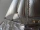 Finest Masterly Hand Crafted Japanese Sterling Silver Model Ship Yacht Japan Nr Other photo 3