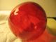 Red Japanese Glass Ball Fishing Float Rare Color Fishing Nets & Floats photo 3