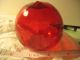 Red Japanese Glass Ball Fishing Float Rare Color Fishing Nets & Floats photo 5