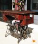 Antique 1908 Singer Treadle Sewing Machine With 5 Drawer Ornate Desk & Extras Sewing Machines photo 1