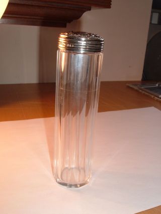 Silver Topped Jar - London 1928 - See All Pictures. . photo