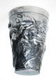Antique German Hand Embossed Silver 4½”h Wine Beaker Cup By Th.  Heiden Munich Germany photo 1