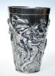 Antique German Hand Embossed Silver 4½”h Wine Beaker Cup By Th.  Heiden Munich Germany photo 7