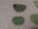 4 Antique Chinese Jade Pendants,  Qing,  Largest 1.  25 
