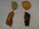 4 Antique Chinese Jade Pendants,  Largest Is 2 