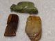 3 Antique Chinese Jade Pendants,  Largest Is 2 