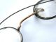 Victorian - Pair Of White & Gold Metal Framed Crystal Glass Spectacles - Circa 1900 Other photo 2