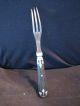 Primitive 3 Tine Forks (2) Wood Handle Flat Ware Pewter Trim Primitives photo 1