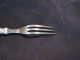 Primitive 3 Tine Forks (2) Wood Handle Flat Ware Pewter Trim Primitives photo 2