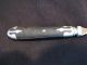 Primitive 3 Tine Forks (2) Wood Handle Flat Ware Pewter Trim Primitives photo 4