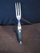 Primitive 3 Tine Forks (2) Wood Handle Flat Ware Pewter Trim Primitives photo 6