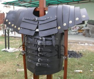 Leather Lorica Segmentata Armor Collectible Roman Armor Lorica Costume Prop Gift photo