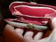 Rare Antique Shell Sovereign Purse Victorian Beatiful Oyster Shell Other photo 2