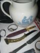 Huge Junk Drawer Lot,  Knives,  Watches,  Wedgewood,  Antiques,  Jewel Tools,  Flow Blue,  Old Other photo 7