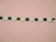 Antique Button Bracelet White China & Black Glass Buttons Hand Crafted 7 1/2 