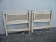 Pair Of French Caned Twin Size Headboards By Davis Cabinet 2803 Post-1950 photo 2