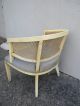 Pair Of Mid - Century Barrel Shape Caned Side By Side Chairs 2780 Post-1950 photo 9