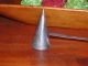 Primitive Early 18th C Style Witches Hat Tin Candle Snuffer 16 
