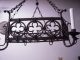 A Wrought Iron Gothic Art Candle Burning Chandelier Chandeliers, Fixtures, Sconces photo 1