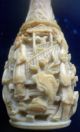 Fine 19th Century Chinese Canton ' Ox Bone ' Seal. Seals photo 5