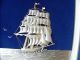 Finest Japanese Sterling Silver Clipper Ship In Relief By Takehiko Japan Nr Other photo 4