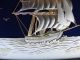 Finest Japanese Sterling Silver Clipper Ship In Relief By Takehiko Japan Nr Other photo 5