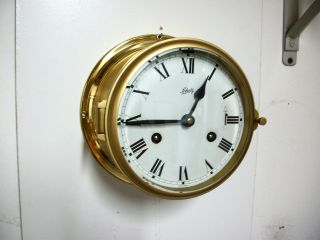 Vintage Schatz 8 Days Mariner Ships Clock Working photo