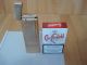 Rare Large Lighter S.  T Dupont Made In France Gold Plated Diamond Head European photo 7