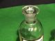 2 Old Chemist Bottles With Tops & Recessed Glass Labels Science & Medicine (Pre-1930) photo 5