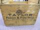 Antique Homestake Mine Taylor Forge Englewood South Dakota Chicago Usa Wood Box Boxes photo 5