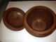 Vintag Rare Wooden Sugar - Spices - Herbs - Candy Bowl With Lid Initialed (n) 4  X4 Bowls photo 3