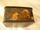 Antique French¨papier Mache Jewelery Box,  Japanese Pattern,  Around 1880 ' S Boxes photo 3