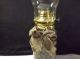 Mason Jar Oil Lamp And Wooden Bean Plague Primitives photo 1
