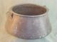 Primitive Copper Pot Cauldron Kettle Hand Hammered Made Dovetail Seaming Antique Primitives photo 1