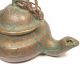 Antique Renaissance Bronze Oil Lamp Ca 1400 - 1600 Ad Primitives photo 6