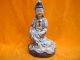 Kuanyin Buddhist Statues Colorful Antique Chinese Porcelain Ceramic Ancient Kwan-yin photo 7