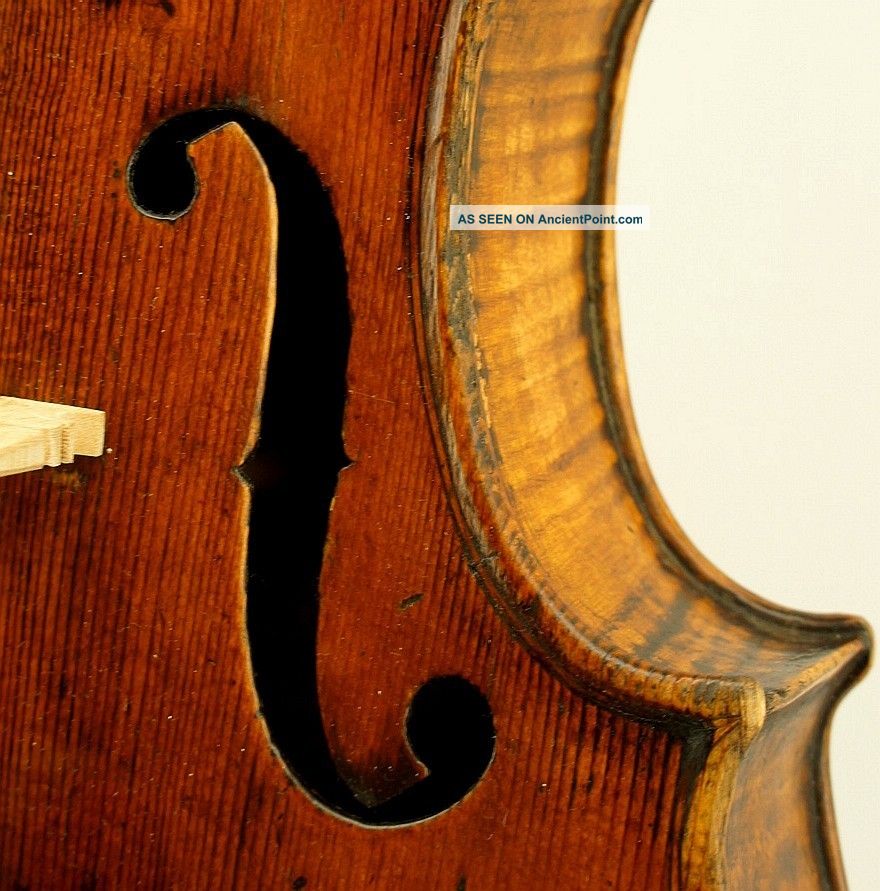 Excellent Very Old Antique 18th Century Violin - String photo