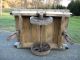Small Antique Industrial Factory Cart - Rustic Lineberry Coffee Table Cart Other photo 9