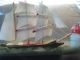 Vintage Nautical Ship Model In A Bottle From Cliff House San Francisco 1950 ' S Model Ships photo 2