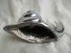 French Art Deco Chrome Plated Snail Pick,  Around 1940s Art Deco photo 5