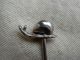 French Art Deco Chrome Plated Snail Pick,  Around 1940s Art Deco photo 8