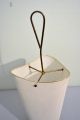 Vtg Mid Century Modern Metal Brass Umbrella Stand Mategot Royere French Italy Mid-Century Modernism photo 4