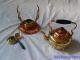 Rare Antique Victorian Era Patent Date Jan 12 1892 Complete Tea Pot Brass Copper Victorian photo 8