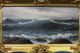 19thc Antique Andrew Millrose O/c Seascape Oil Painting Of Ocean Waves Nr Other photo 2