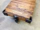 Vintage Industrial Railroad Lineberry Factory Cart - Refinished For Home Use 1900-1950 photo 1