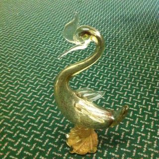 Murano Glass Swan.  Very Collectible. photo