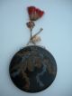 Rare Circa 1900 Small Japanese Shinto Firebird Phoenix Gong Other photo 1