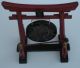 Rare Circa 1900 Small Japanese Shinto Firebird Phoenix Gong Other photo 5